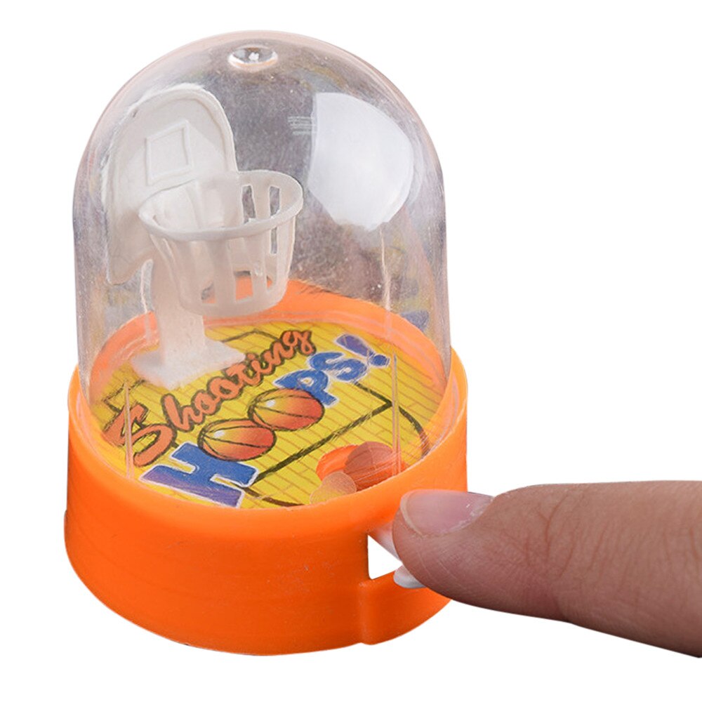 Mini Finger Shooting Machine Unloading Ball Vent Puzzle Children's Interactive Party Game Basketball Floor Random Color