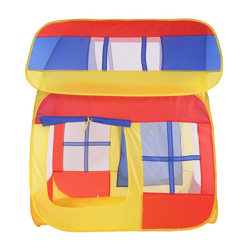 Child Camping Play Tent House Portable Kids Indoor Outdoor Playing House Toy Foldable Children Ocean Pit Pool Game Tents Toys