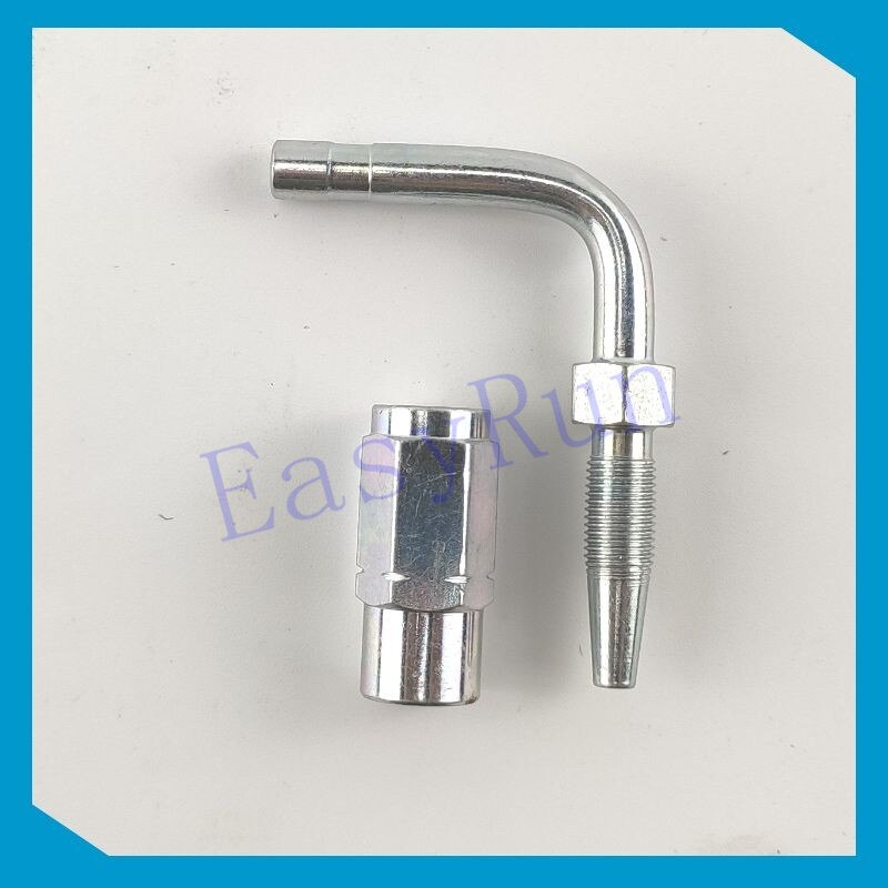 Double Braided Nylon Hose Fittings Right angle 90 degree fittings 6MM