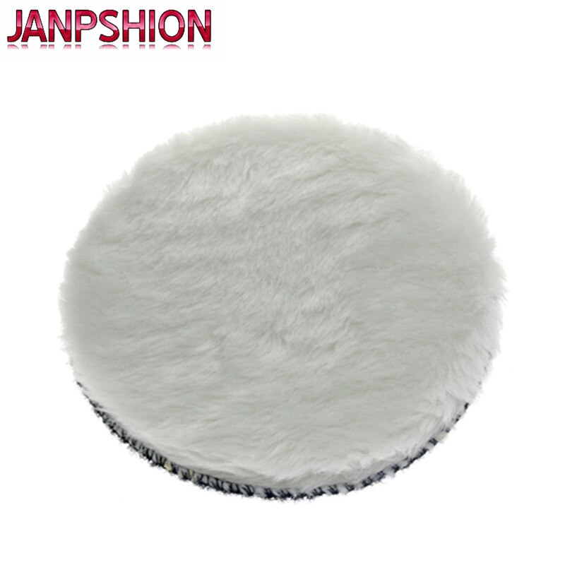 JANPSHION – tampon de polissage pour voiture, 150mm, 6 pouces, 10 pièces, tampons pour cire, laine, Bonnet, peinture, soins