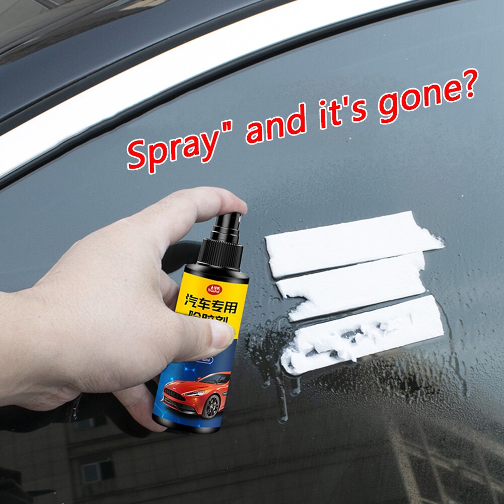 Klæbemiddelfjerner spray 60ml bil auto hjem vindue klistermærke etiket rester remover til udendørs personlige bildele dekoration