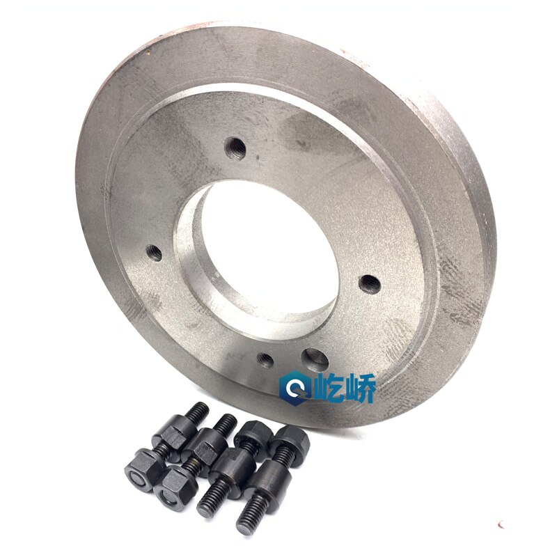 Lathe flange, transition plate, 160/C5