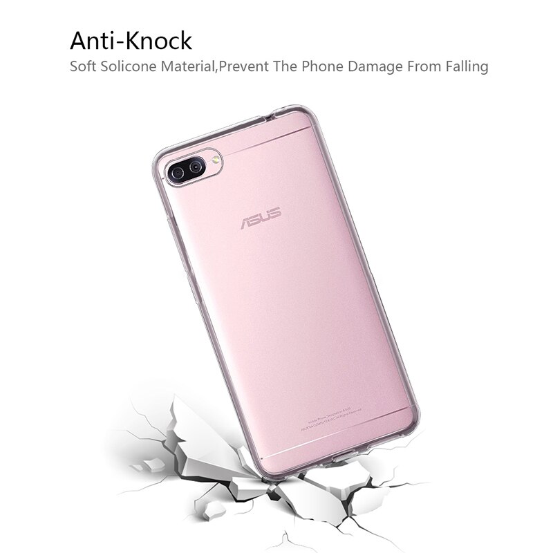 Coque en TPU pour ASUS ZenFone 4 Max ZC520KL / 4 Max Pro Plus ZC554KL, étui arrière en Gel de Silicone souple Transparent, Original