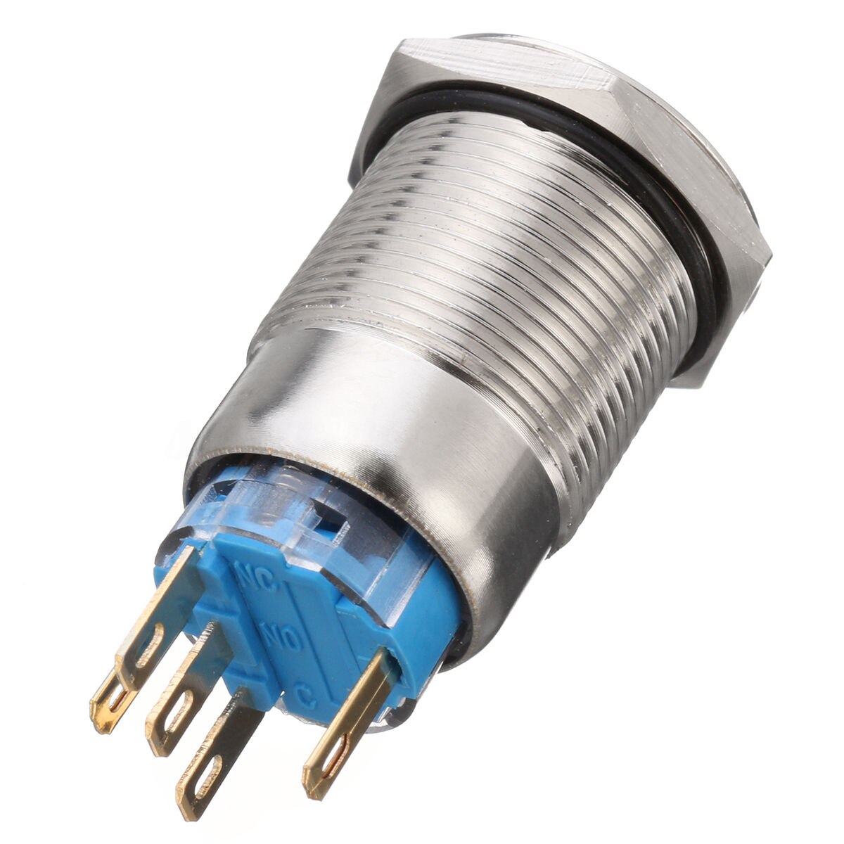 Newest 12V 19mm Waterproof Car Metal Momentary Engine Start Push Button Switch LED