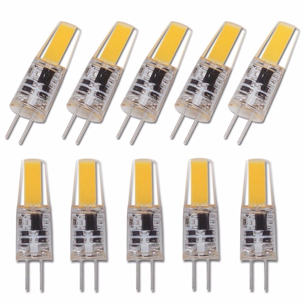 10 STKS Dimbare Mini G4 LED COB Lamp 6 W Lamp AC DC 12 V 220 V Kaars Verlichting Vervangen 30 W 40 W Halogeen voor Kroonluchter Spotlight