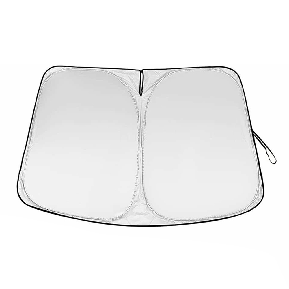 Car Sunshade Front Windshield For Tesla Model 3 Y Reflects Heat With Metal Frame