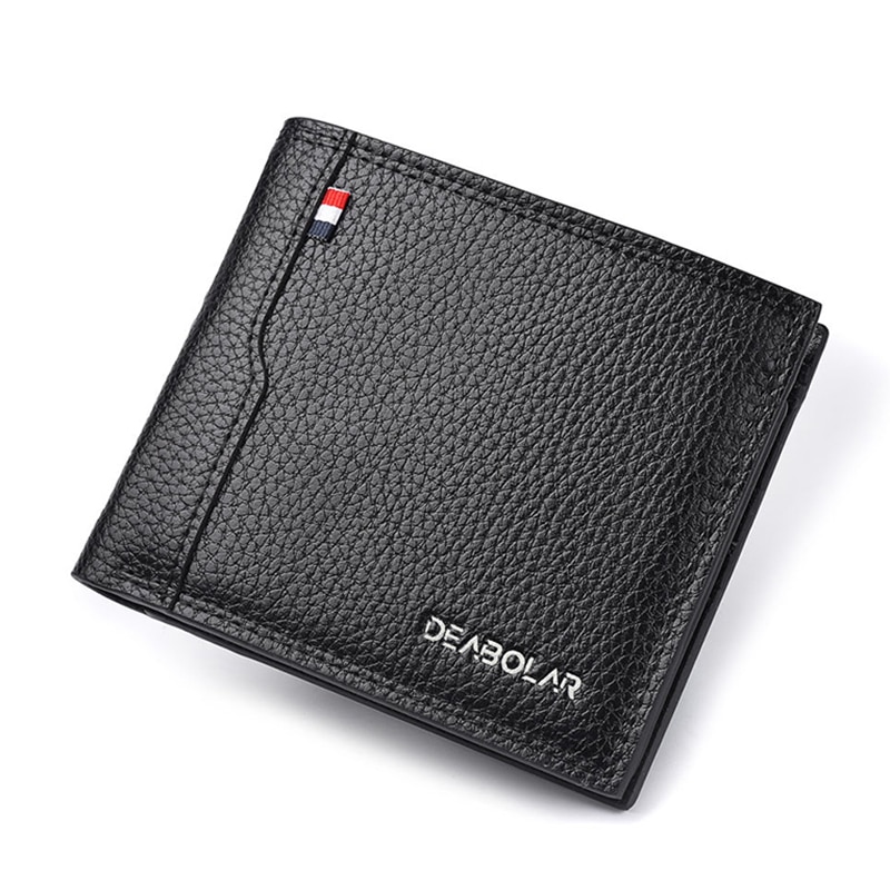 Men's Short Wallet Casual Card Bag Purse Multi-function Luxury Large-capacity Wallet Men's Purses Credit Card Holder