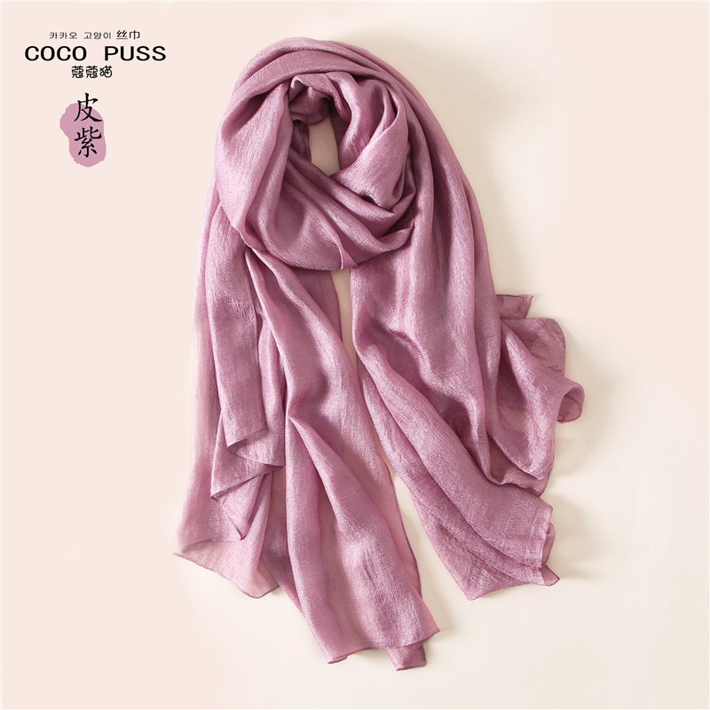 2023 de lujo bufanda de para mujer liso seda liné chales bufandas verano señora pañuelos Pashmina Foulard Hijab 180*90Cm: Azul