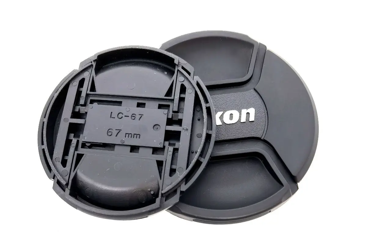 1 pièces de pour Nikon 67mm 77mm 82mm 67 77 82 couvercle d'objectif d'appareil photo reflex capuchon d'objectif accessoires d'appareil photo