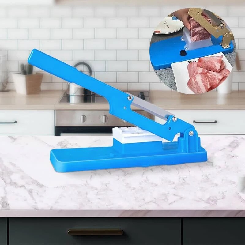 Table Slicer Meat Slicing Machine Household Manual Lamb Slicer Frozen Meat Cutting Machine Beef Herb Mutton Rolls Cutter