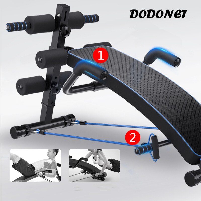 Gym bænk multifunktionel liggende bræt foldemavemaskine hjem fitnessudstyr træningstræning