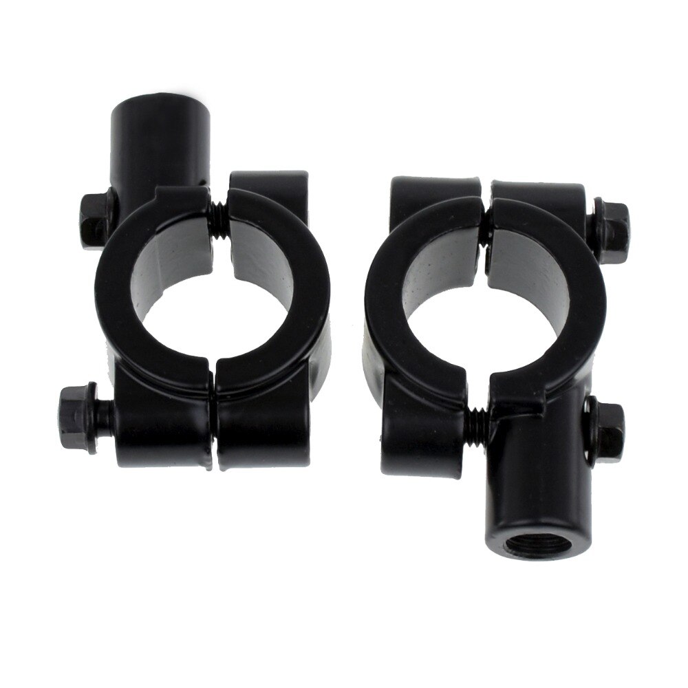 Abrazadera de montaje para espejo retrovisor de motocicleta, soporte de 2 piezas, 22mm, 10mm, 8mm, 10mm y 25mm