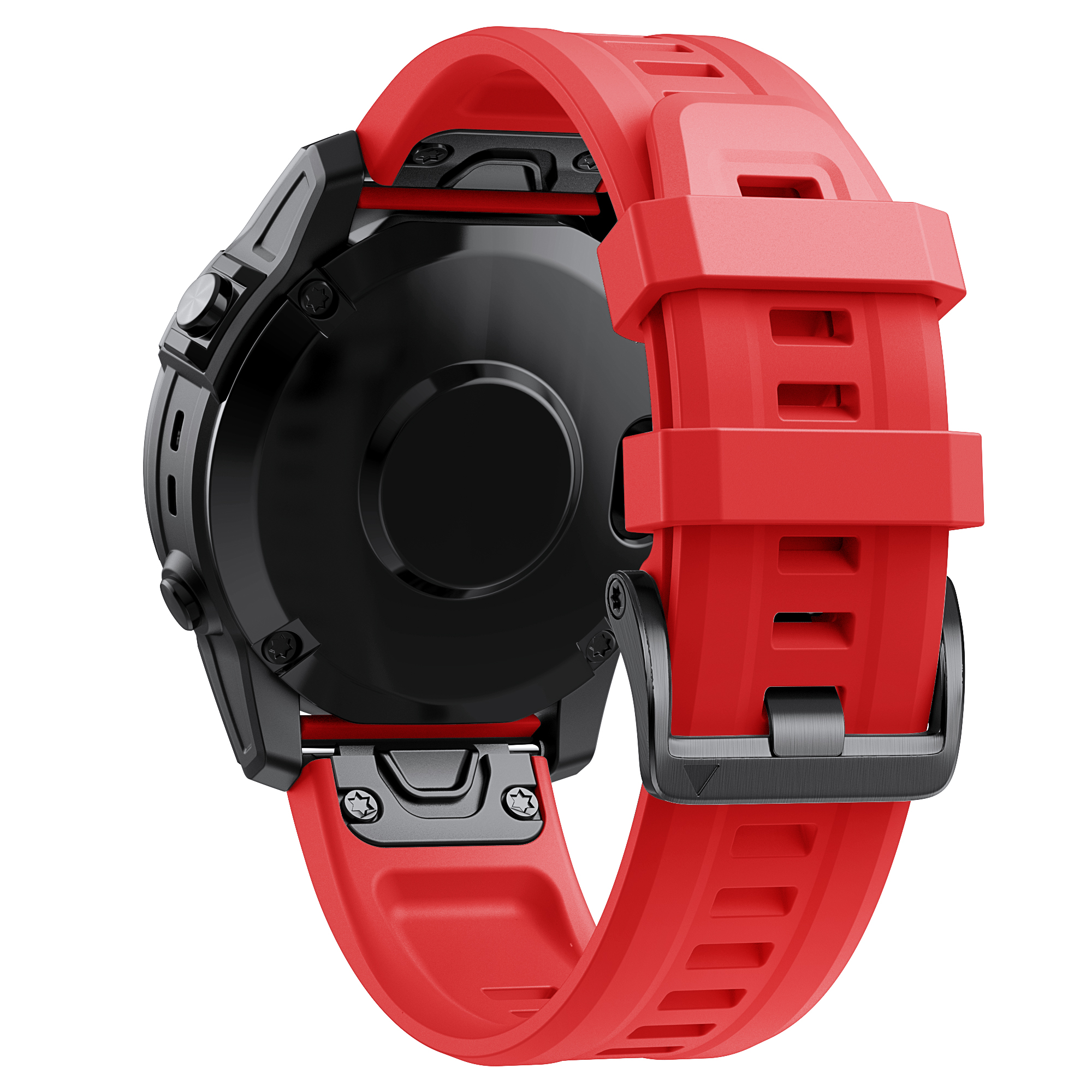 22 26mm Strap For Garmin Fenix7x/6x/6x Pro/5x/5x Plus Quick Fit Silicone Watchband for Fenix 5 6 7 Watch Bracelet Wristband: Red / 26mm