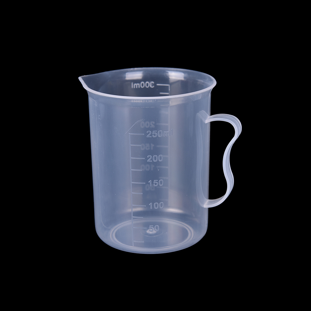 Taza medidora de plástico transparente para utensilios de laboratorio, vaso medidor, herramienta de cocina para el hogar, 20/30/50/300/500/1000ML: 300ml