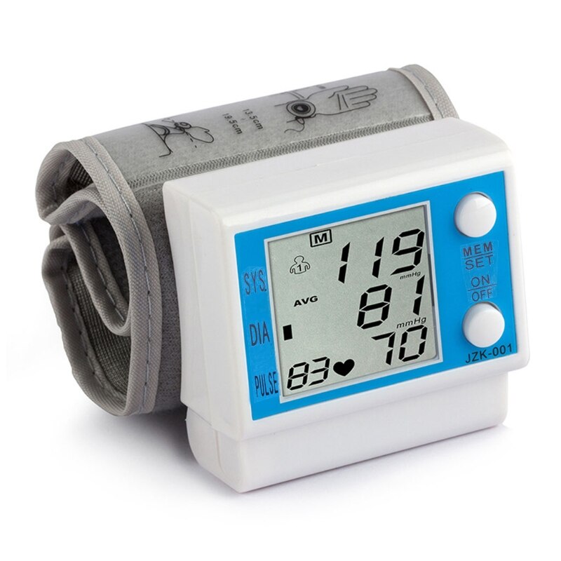 Wrist Electronic Digital Sphygmomanometer Intelligent Blood Pressure Monitor