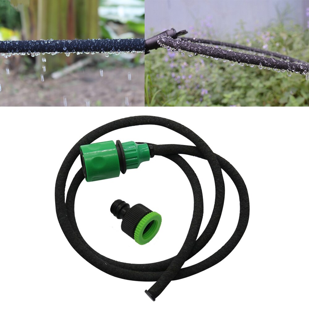 10M Soaker Hose Waterig Kit 4/9mm Porous Permeable Water Pipe Garden Agriculture Farm Orchard Drip Irrigation Leaking Tubing