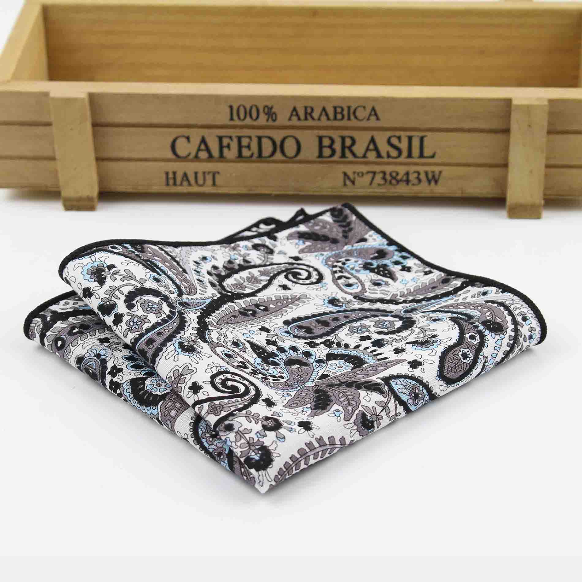 Mouchoir De Poche Homme Ungaro - Motif Paisley Vintage - Coton