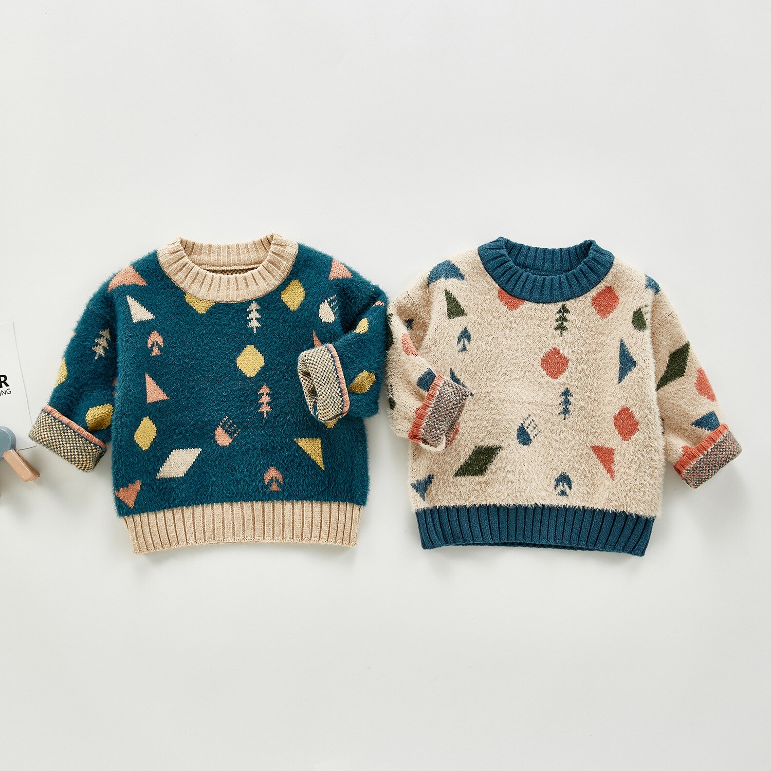 Herfst En Winter Kinderen Meisjes En Jongens Gebreid Vest