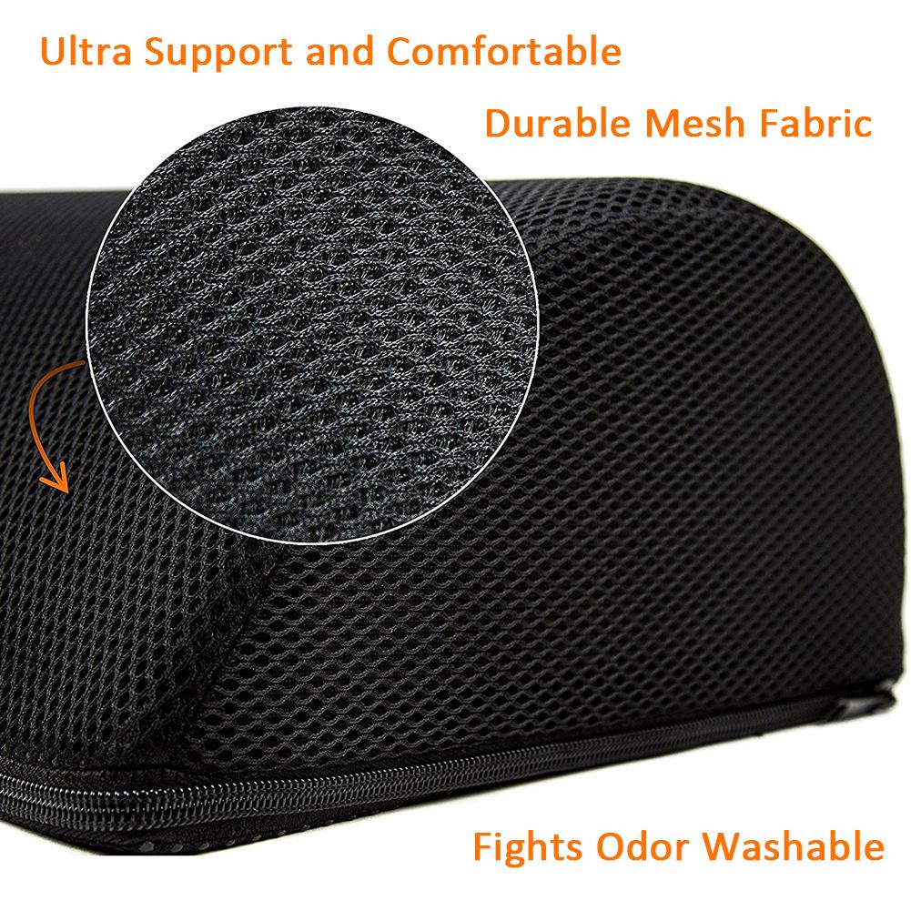 Portable Slowly Resilient Elastic Cotton Footrest Pillow Pad Home Office Footstool Cushion That For Under Desk Feet Tool