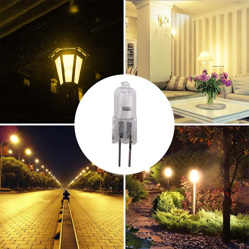 10 stücke 12V 35W G4 glühbirnen eingesetzt perlen kristall lampe Halogen Lampen innen beleuchtung lampen Globus viel JC LED