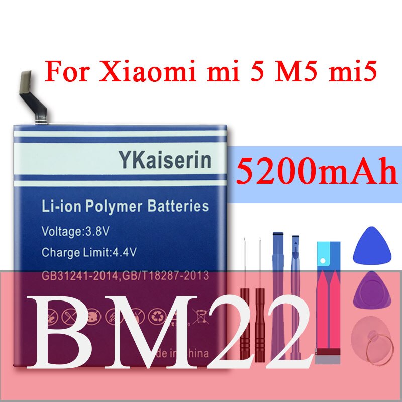 Für Xiaomi Telefon Batterie BM22 Für Xiao mi 5 6 4C 5X mi6 mi5 mi4c mi5X Redmi Hinweis 5A/5A Profi BM35 BM39 BN31 Ersatz Batterien: BM22 mi 5 M5 mi5