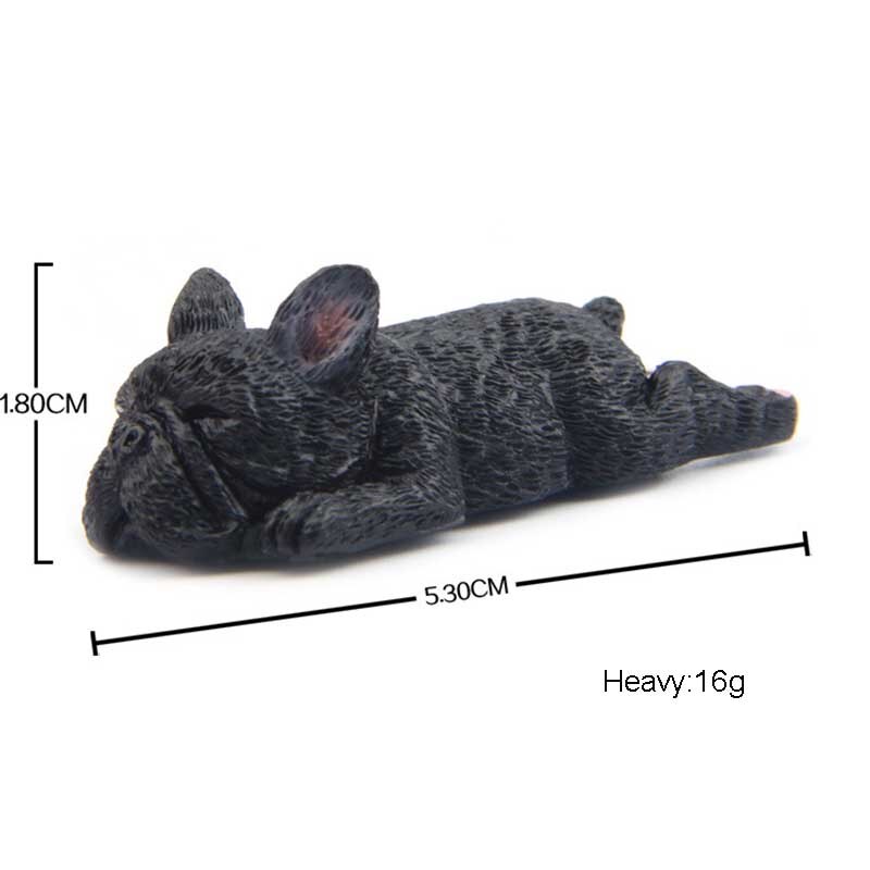 Söpö nukkuva jääkaappimagneetit eläin uninen sarja kawaii corgi koirat shiba inu pvc hahmot lelut koriste jääkaappi tahna: Moni