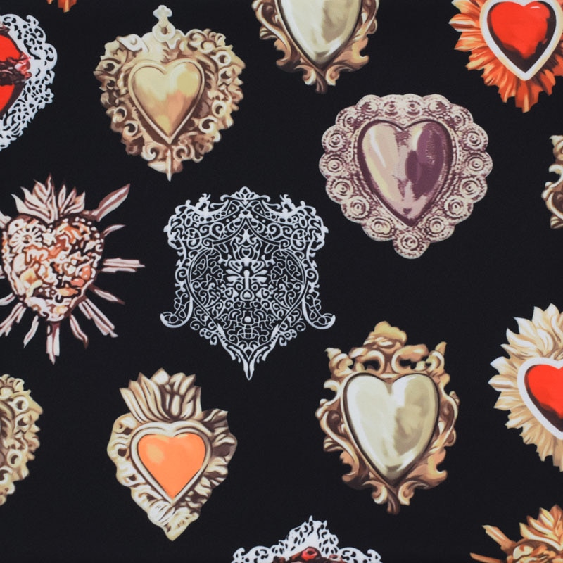 ! tela de raso elástica de gemas rojas para vestido de verano, telas de tela para vestidos de metros, tissu au metres, tejido tela, tela shabby chic