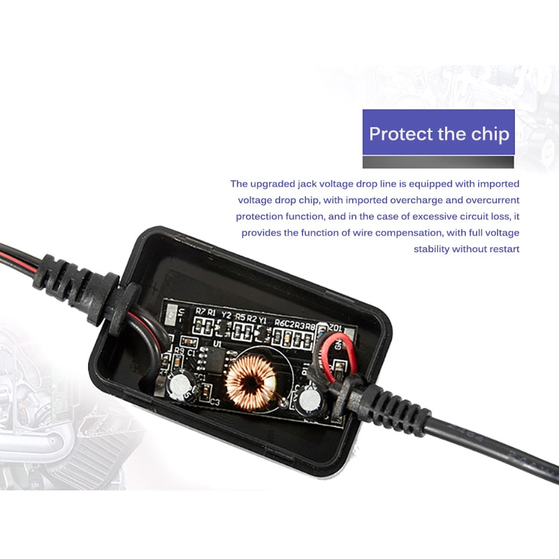 TIOODRE USB Car Buck Line Dash Cam Charger Adapter Hard Wire Kit 12v To 5v Driving Recorder USB Step-Down Cable