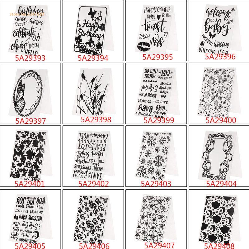Plantilla de carpeta de plástico en relieve para álbum de recortes DIY, tarjeta de álbum de fotos, papel artesanal, copo de nieve de Navidad,