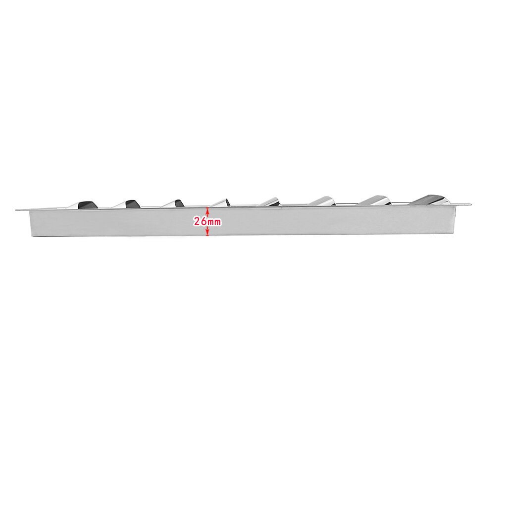 Marine Hardware 8 Slots Stainless Steel 304 Boat Marine Air Louver Vent Grille Ventilation Louvered Ventilator Grill Cover House