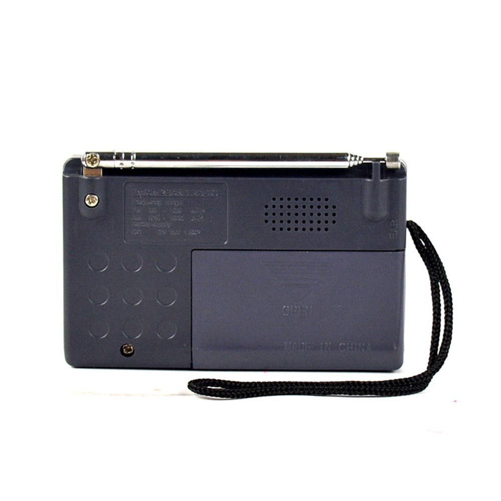 Mini radio bærbar am/fm antenne teleskopmodtager lille multifunktions højttaler musikafspiller radioer til ældre  r119