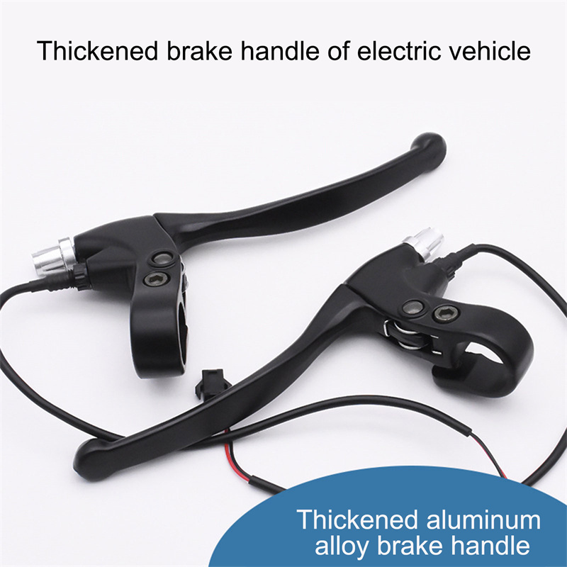1 paire de leviers de frein arrière de vélo électrique, poignée de frein de vélo électrique, accessoire de vélo, outils de frein d'équitation