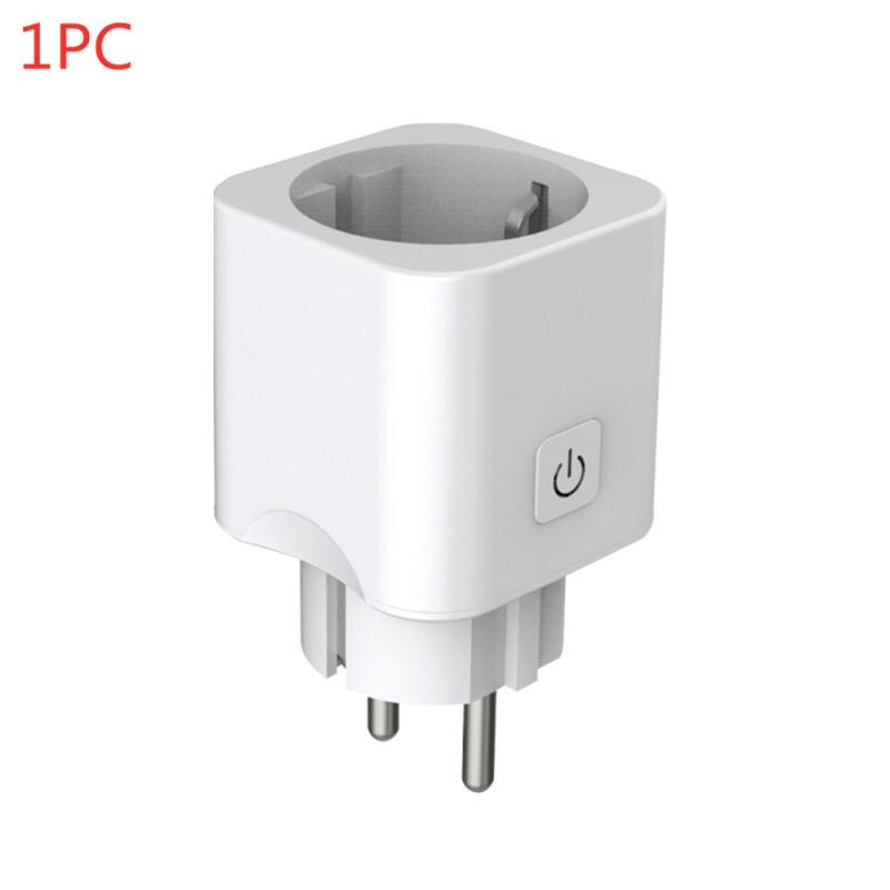 Enchufe inteligente IFTTT 1/2 Uds., adaptador de enchufe remoto inalámbrico con Wifi, enchufe de sincronización EU compatible con Alexa, Google Home: 1pc
