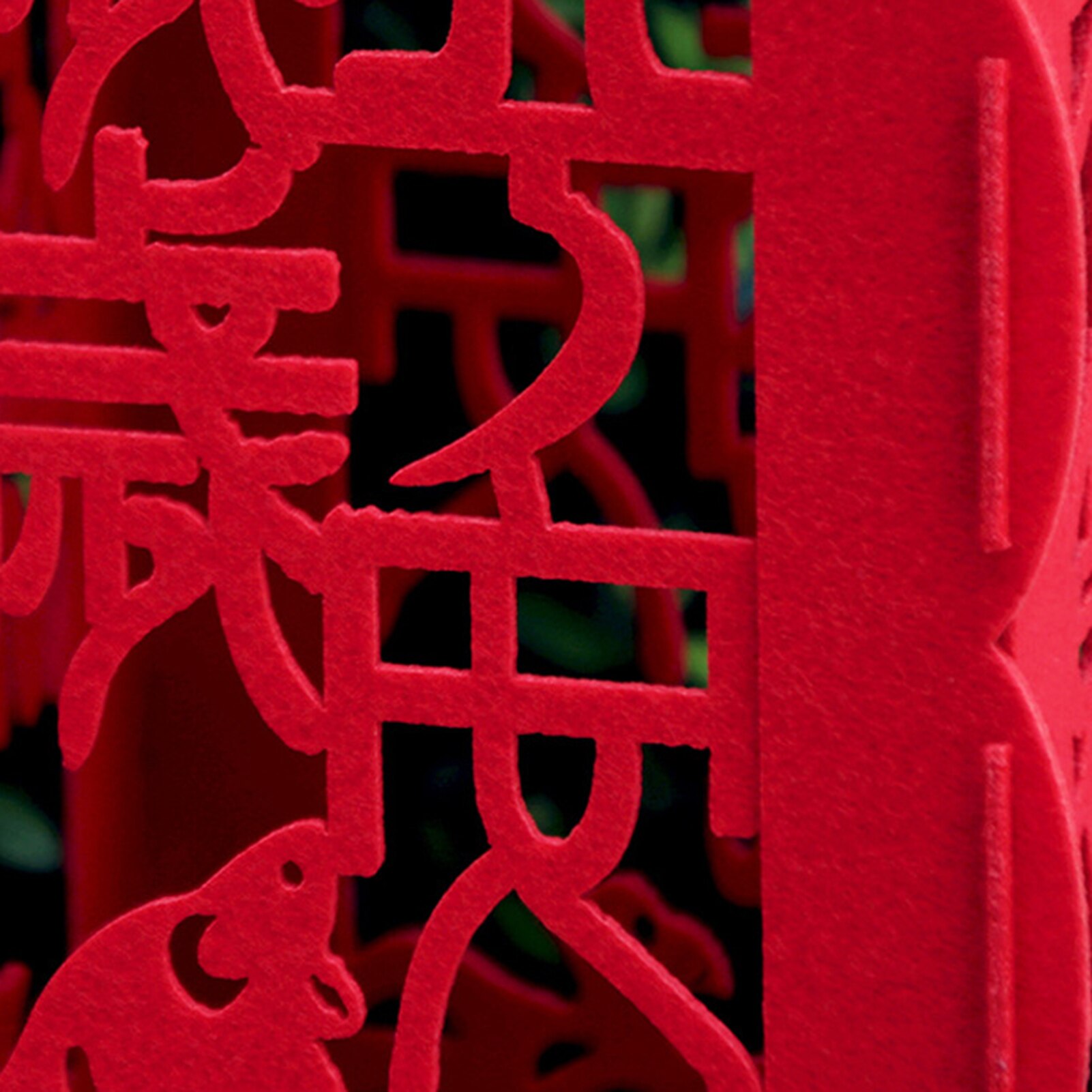 Chinese Year Square Palace Lantern Hollow Inlaid Spring Festival Decoration