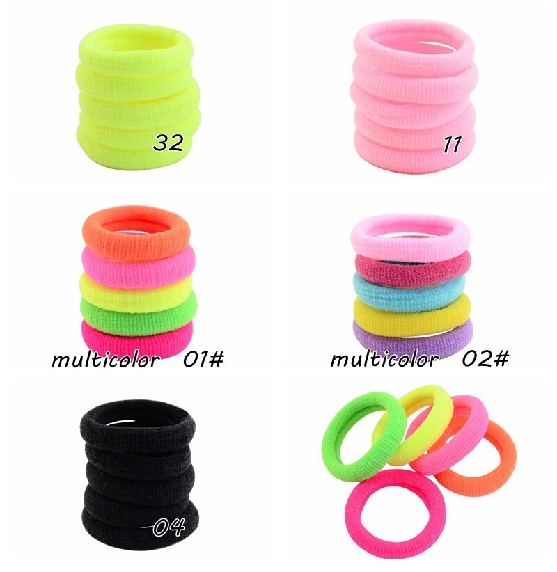 Bandeau de cheveux élastique pour enfants, 10 pièces/lot, 3 cm, mignon, accessoires, bricolage, 702