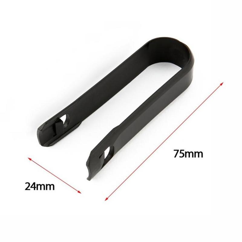 1pcs Automobile Wheel Nut Cover Removal Tool Mini Portable Wheel Repairing Bolt Nut Tools Alloy Black Tweezers F0O2