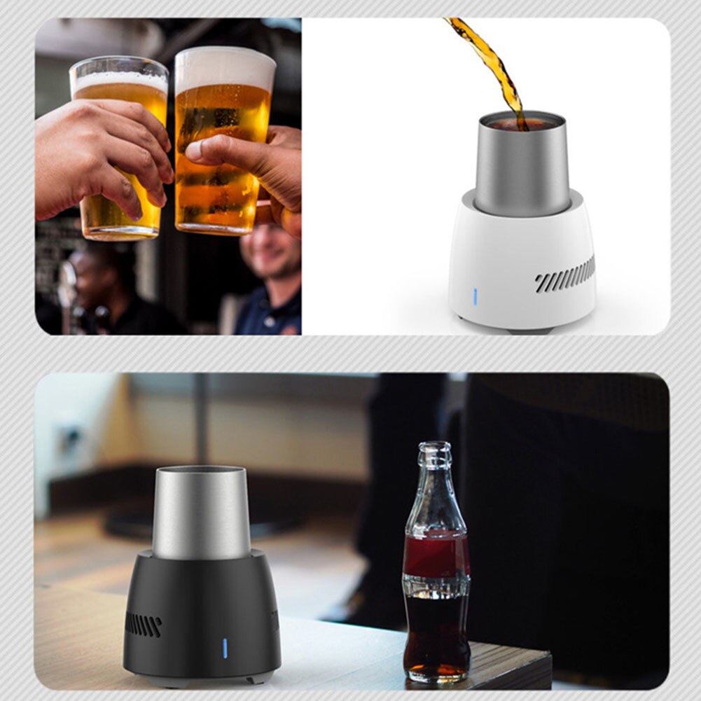 Dryck snabbkylare kopp ölflaska kan vatten läsk drycker kylmugg mini elektronisk kylkylare