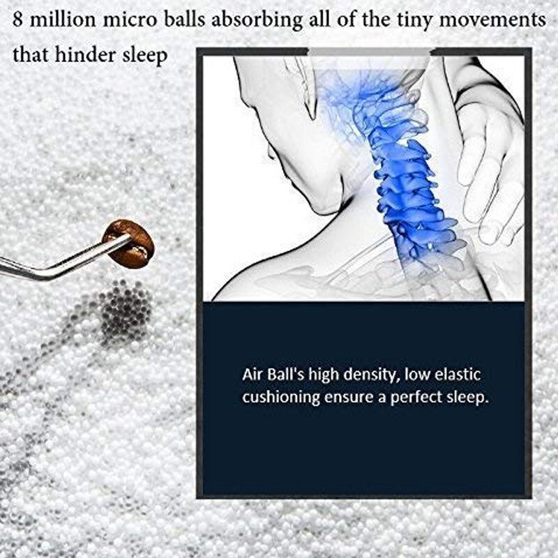 Almohada de Airball Micro para dormir en la nube, cojín 3D para el cuello y la cabeza, para aliviar la presión del huevo