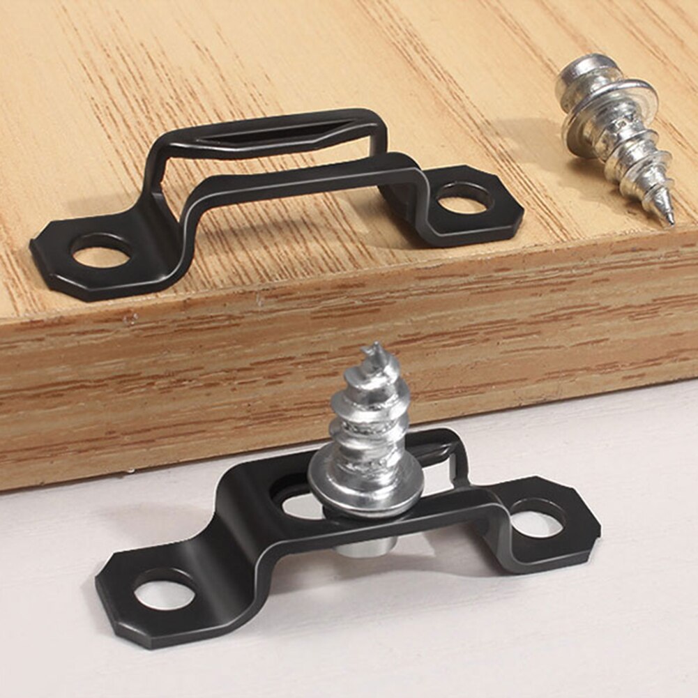 Connecteur Invisible pour armoire, armoire, meuble de garde-robe, fixation à vis dissimulée, fixation pour placard, matériel d&#39;assemblage avec vis