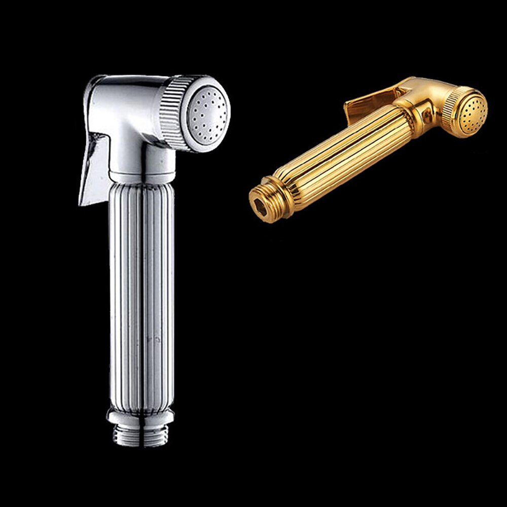 Wc Hand Held Bidet Sproeier Kit Messing Verchroomd Badkamer Bidet Kraan Douchekop