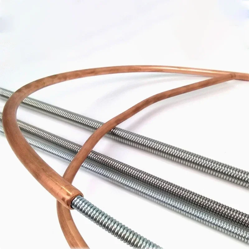 Internal Copper Pipe Bending Spring for Air Condition Steel Manual Pipeline Spring Tube Bending Tool 2/3/4/5/6 Points 6-19mm