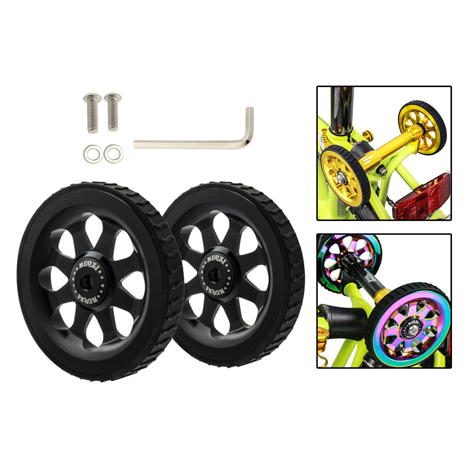 Aluminum Alloy Easy Wheel with M6 for Folding Bike
