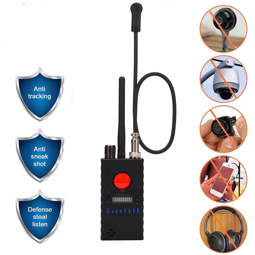 Anti Spy Rf Detector Draadloze Camera Finder Bug Tracker Met Gps Signaal Detector Draagbare Radio Scanner