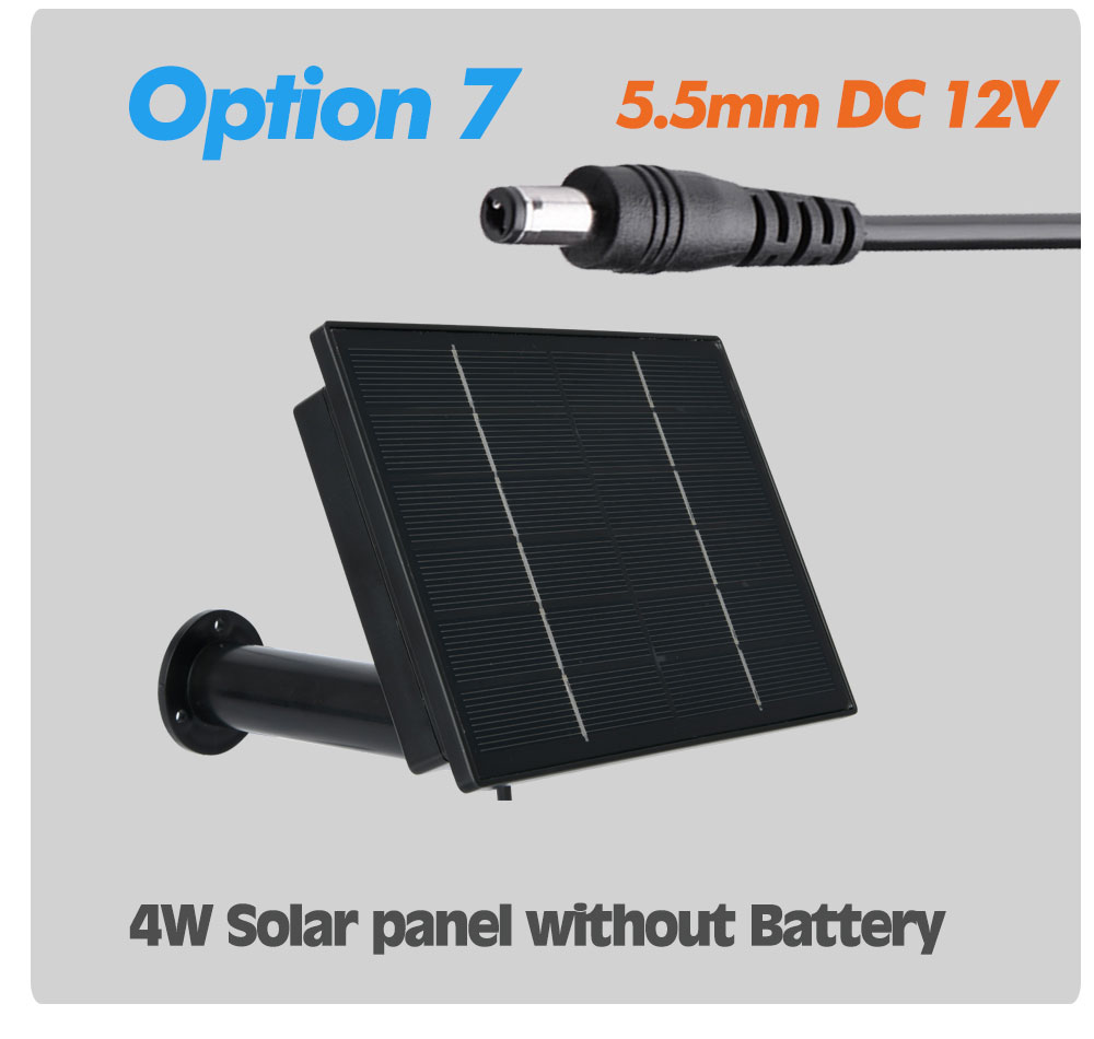 10W Solar Panel For Security Cameras - Waterproof USB Charger With Adjustable Mount For Micro USB