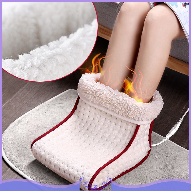 Winter Foot Warmer Verwarmde Elektrische Wasbare Verwarmt Controle Instellingen Warmer Kussen Thermische Voet Warmer Massage