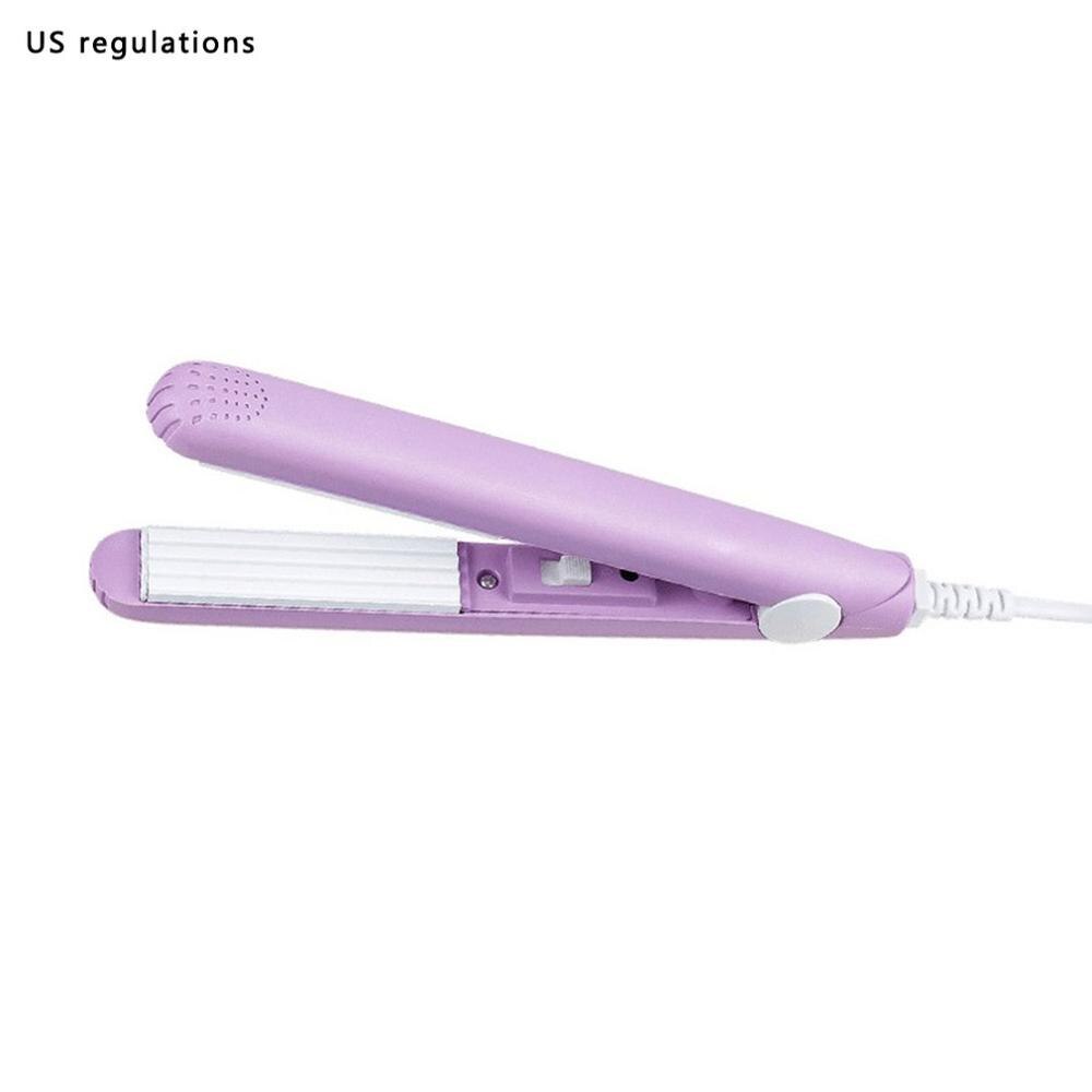 small cute household food vacuum sealing machine bag clip handheld portable electric heat sealing machine seal packag: purple US Plug / 220V