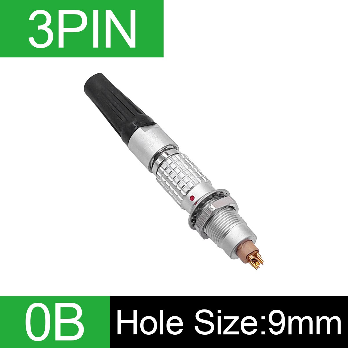 1Set 0B Connector 2 3 4 5 6 7 9 Pin FGG Plug For Sound Device Metal Circular Plug Cable Connector EGG Socket: Dark Grey