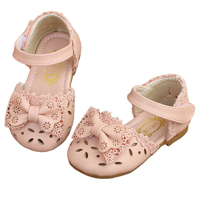 Baby Sandalen Mädchen Baby Sommer 0-1-3 Jahre rutschfeste Weiche Untere Mädchen Prinzessin Schuhe Kleinkind schuhe Bowtie Aushöhlen Sandalen