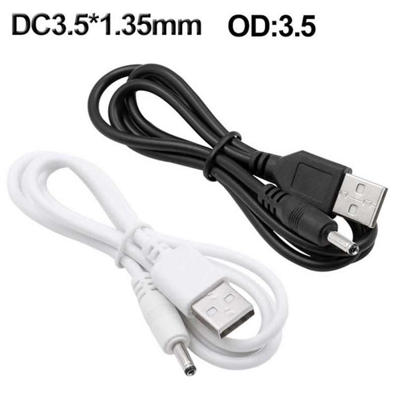 1Pcs Usb Naar Dc 3.5*1.35Mm Ronde Gat Mini Speaker Oplaadkabel 5V Netsnoer 3.5mm Opladen Kabel Voor Usb Ventilator Usb Lamp