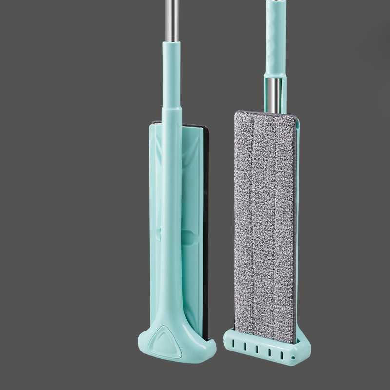 Gratis handwas dweil thuisreiniger roestvrijstalen handvat spin dweil natte en droge dweil vloer dweil reinigingsgereedschap